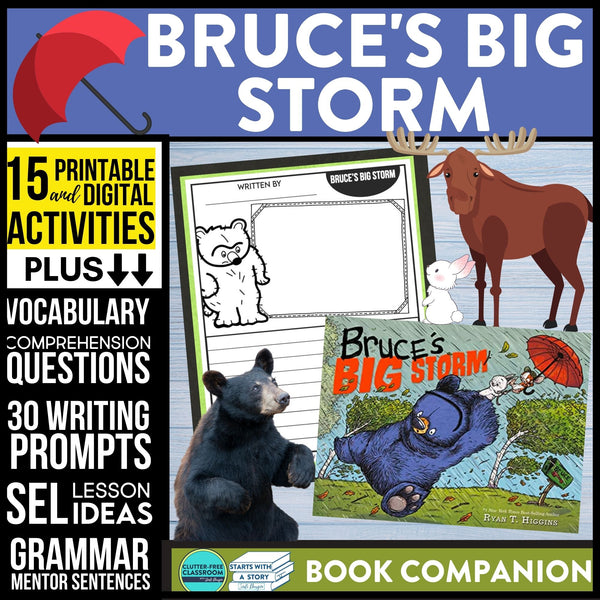 BRUCE'S BIG STORM activities and lesson plan ideas