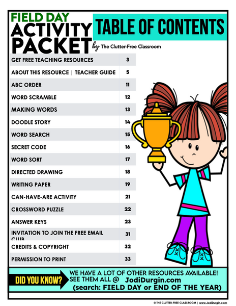 Field Day Activity Packet