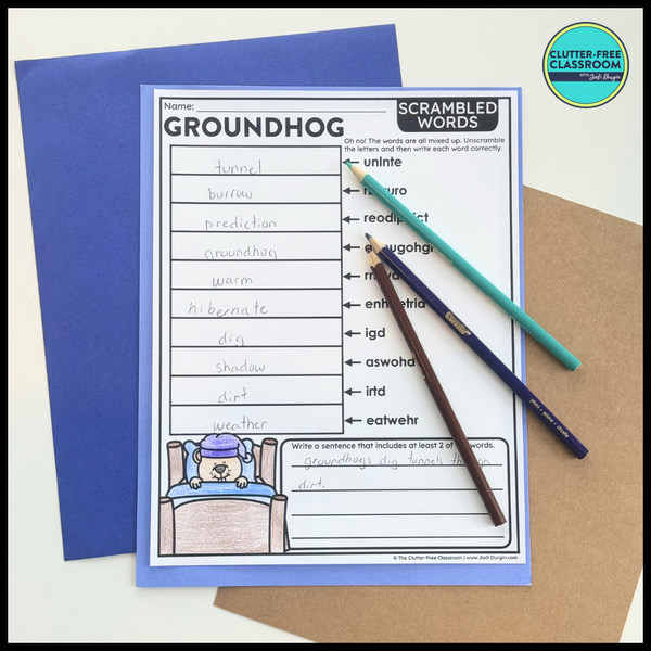 Groundhog Day Activity Packet