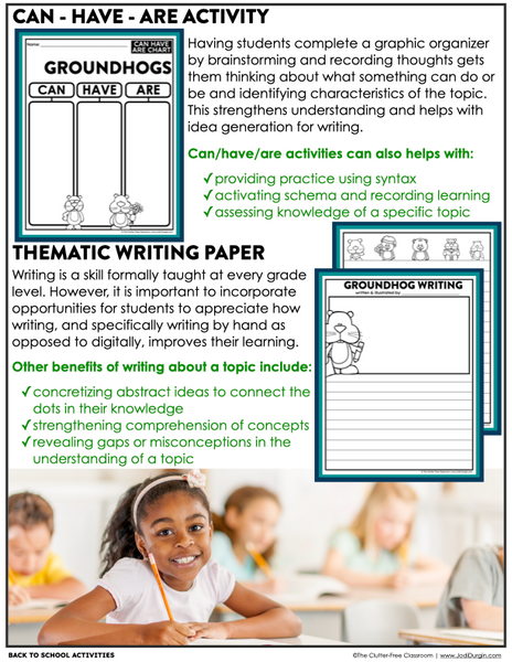 Groundhog Day Activity Packet