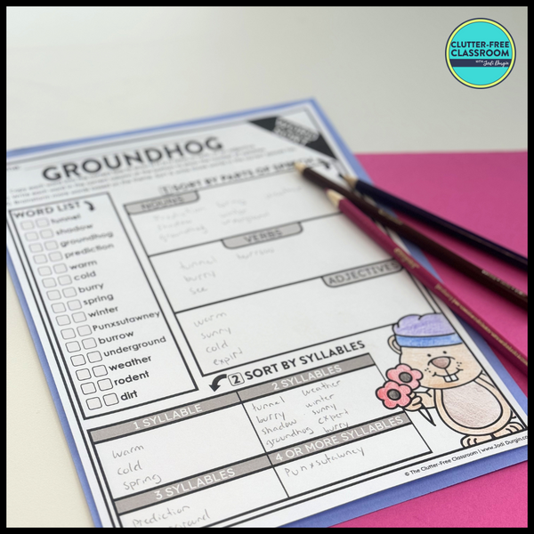 Groundhog Day Activity Packet