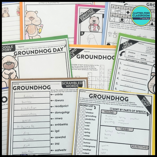 Groundhog Day Activity Packet