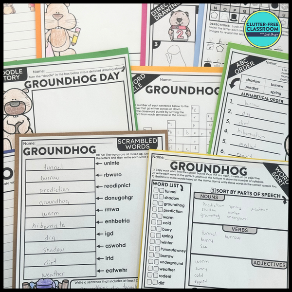 Groundhog Day Activity Packet