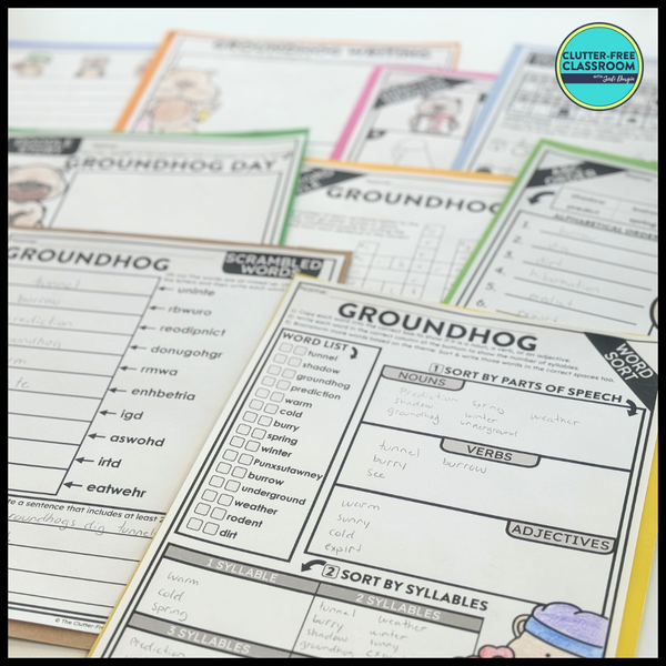 Groundhog Day Activity Packet