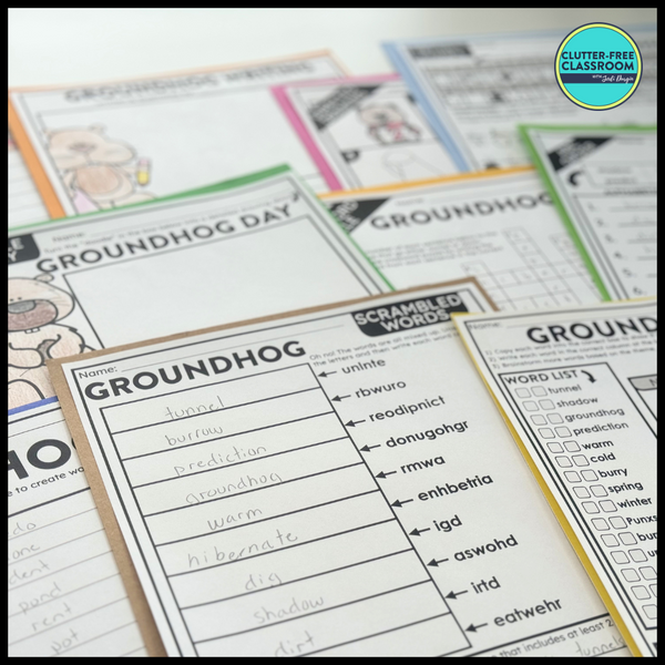 Groundhog Day Activity Packet