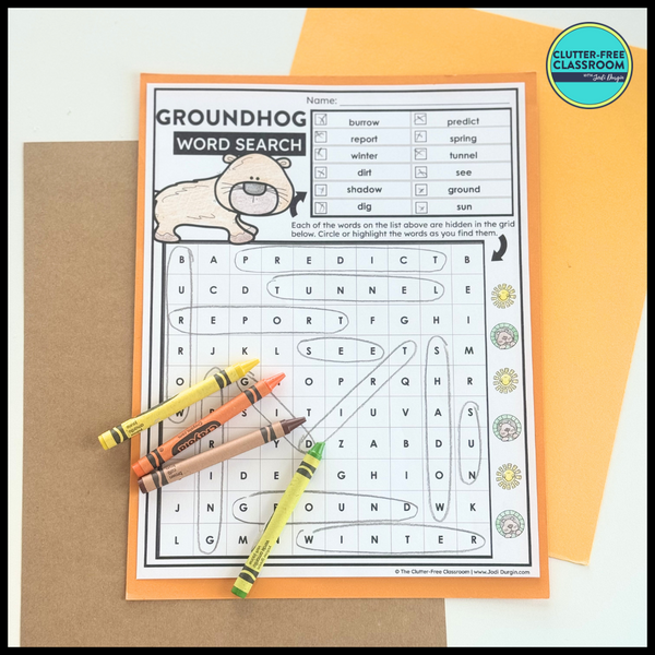 Groundhog Day Activity Packet