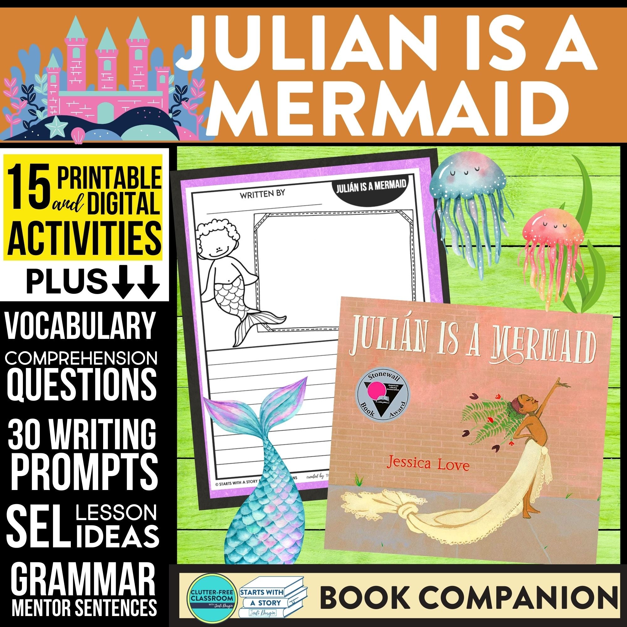 JULIAN IS A MERMAID activities and lesson plan ideas