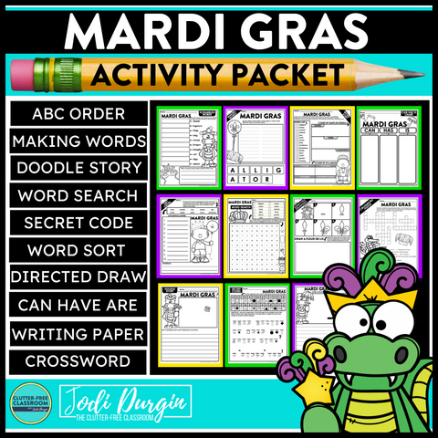 Mardi Gras Activity Packet