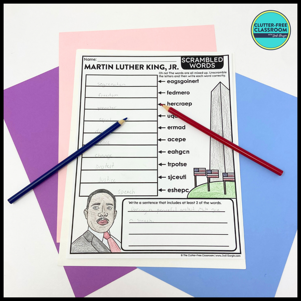 Dr. Martin Luther King Jr. Activity Packet