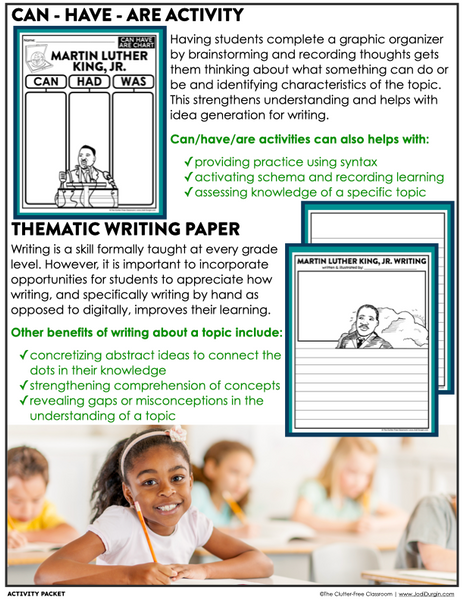 Dr. Martin Luther King Jr. Activity Packet