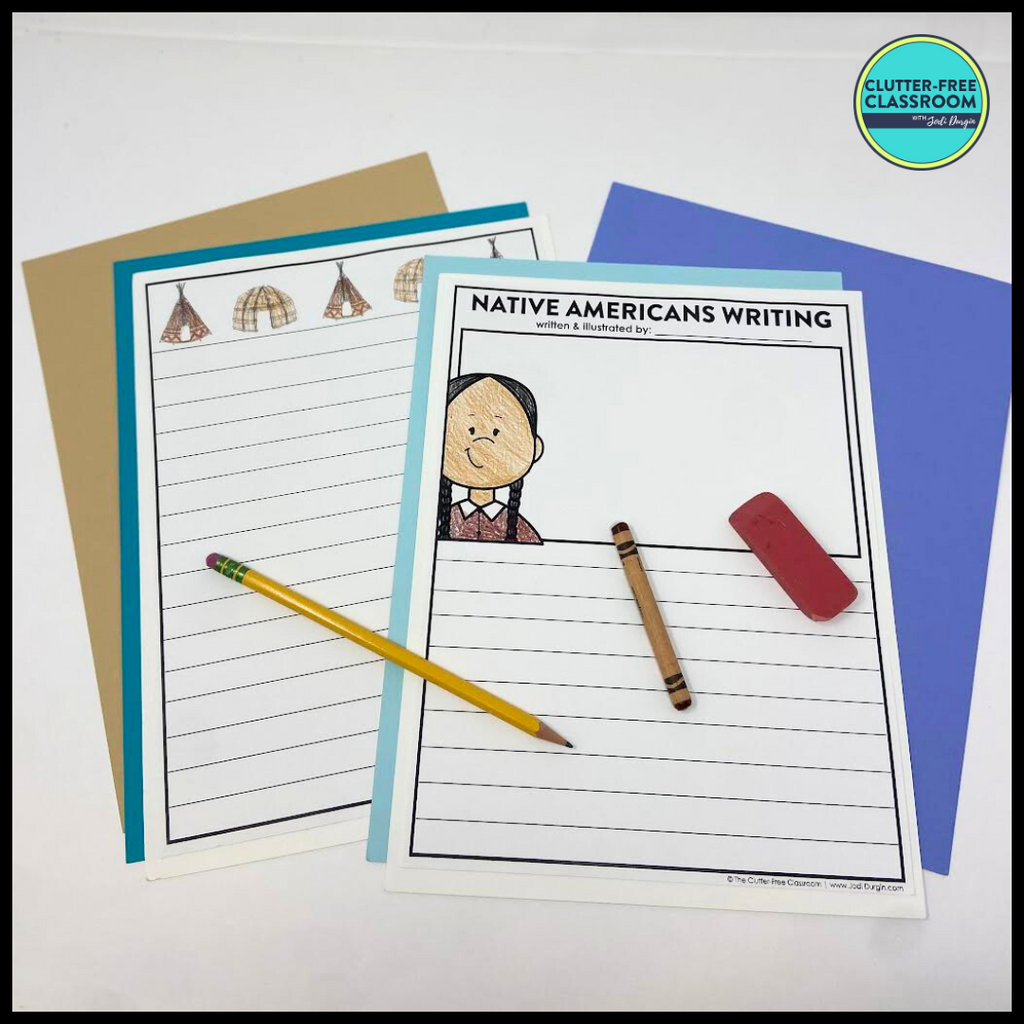 Native American Activity Packet Clutter Free Classroom Store