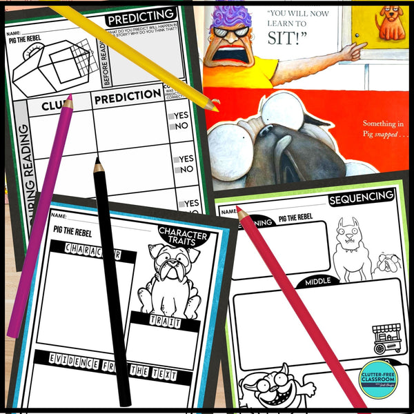 PIG THE REBEL activities and lesson plan ideas