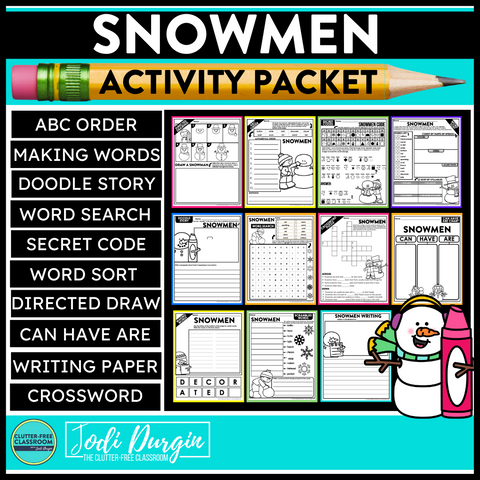 Snowmen Activity Packet