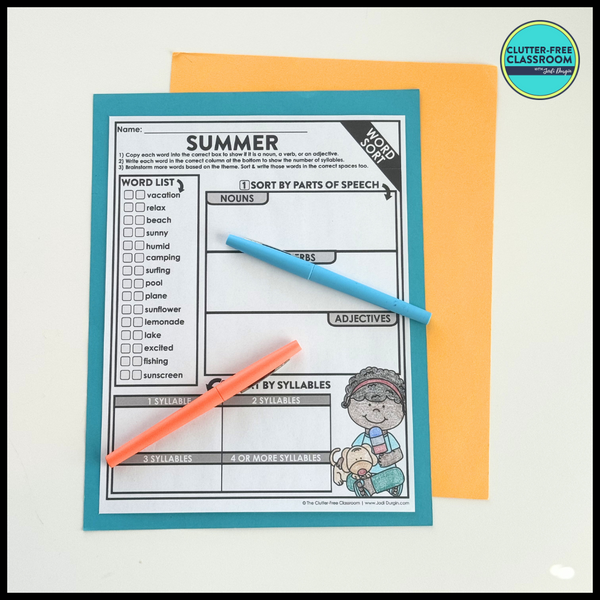 Summer Activity Packet