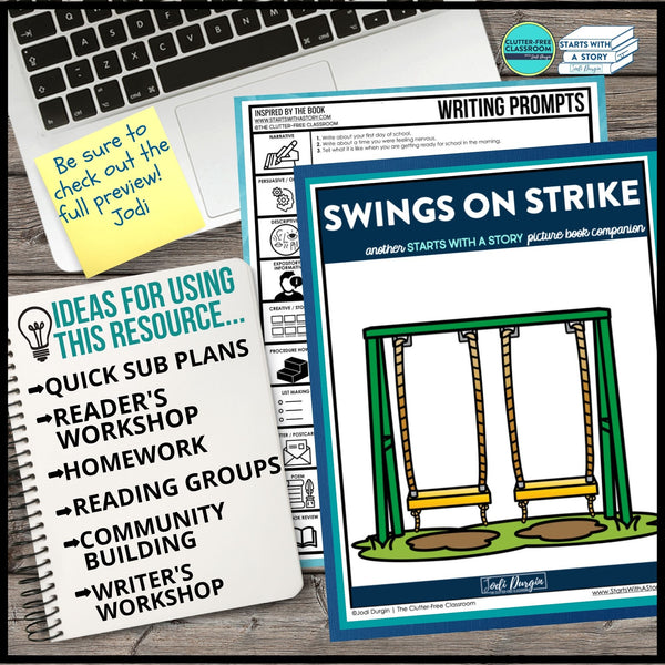 SWINGS ON STRIKE activities and lesson plan ideas