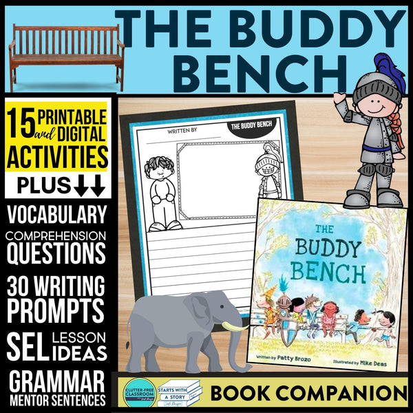 THE BUDDY BENCH activities and lesson plan ideas