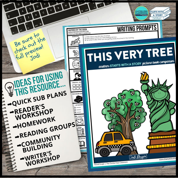 THIS VERY TREE activities and lesson plan ideas