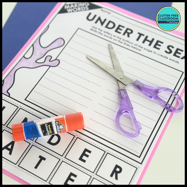 Under the Sea Activity Packet