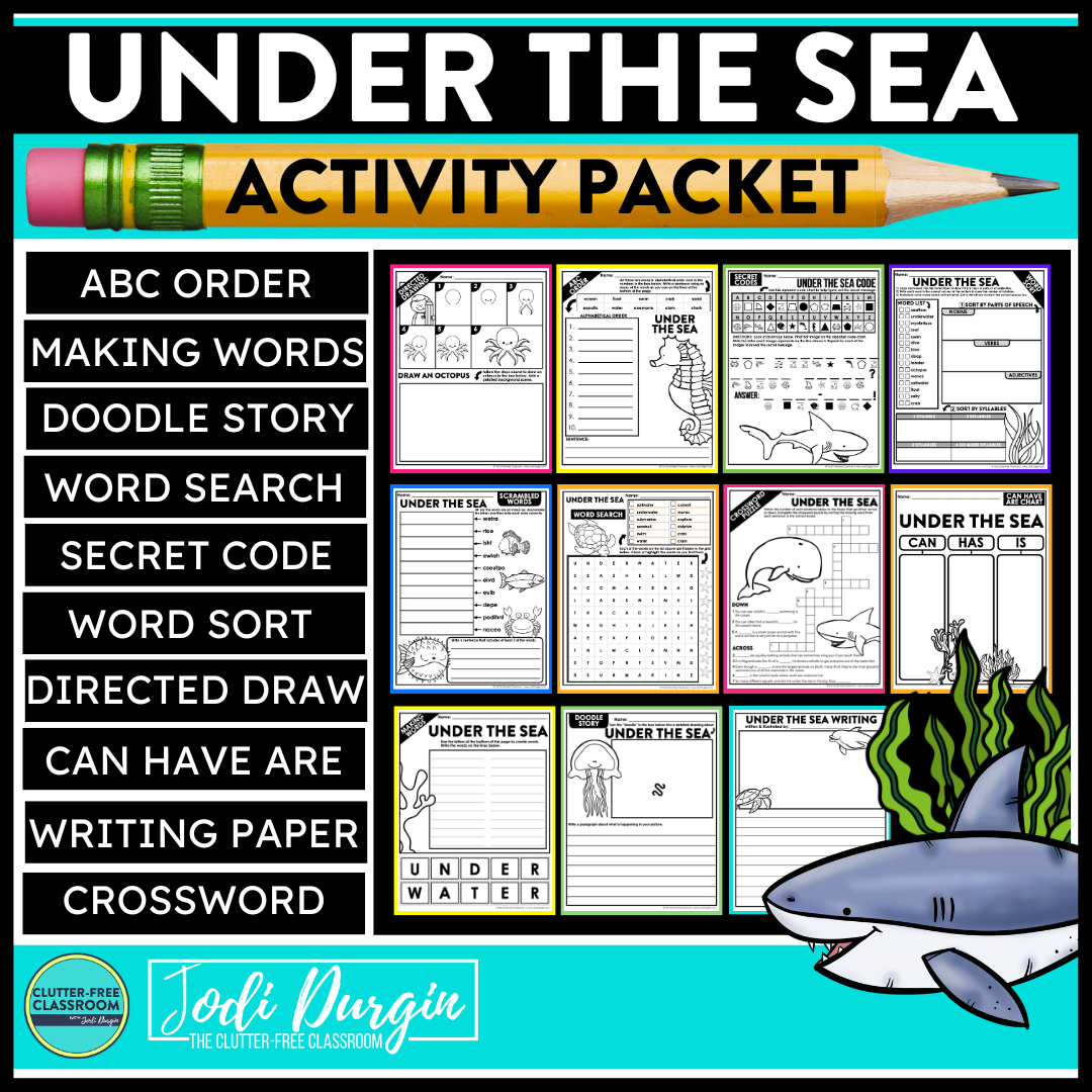 Under the Sea Activity Packet