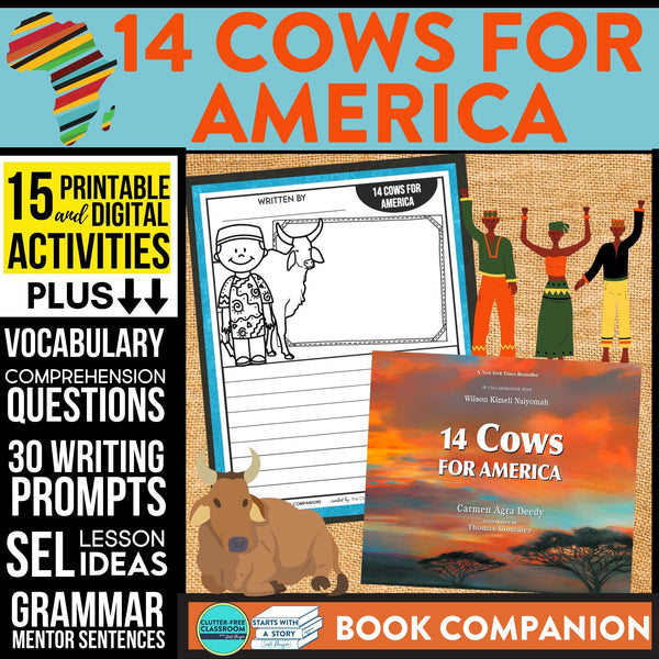 14 COWS FOR AMERICA activities and lesson plan ideas