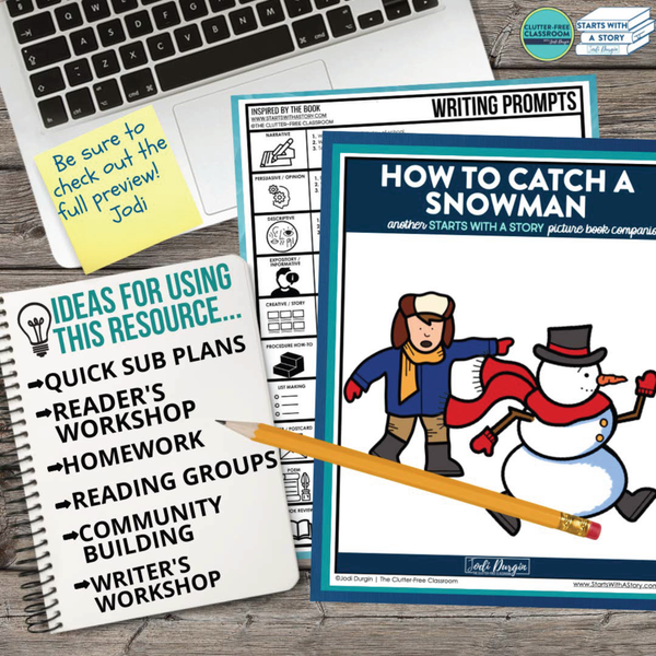 HOW TO CATCH A SNOWMAN activities and lesson plan ideas