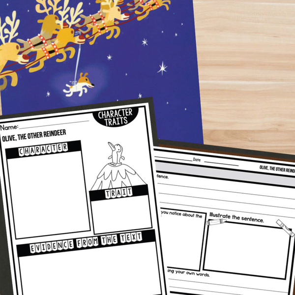 OLIVE, THE OTHER REINDEER activities and lesson plan ideas