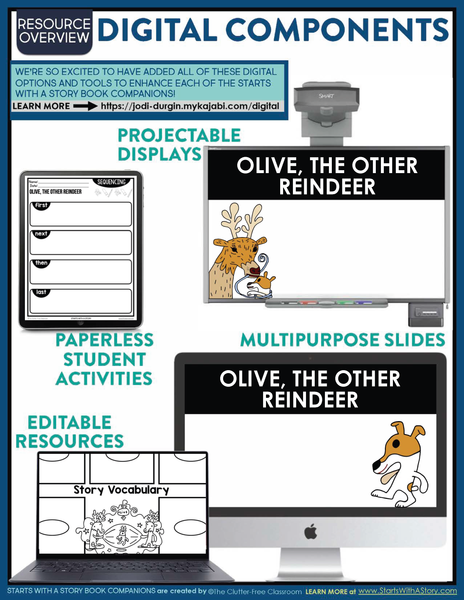 OLIVE, THE OTHER REINDEER activities and lesson plan ideas