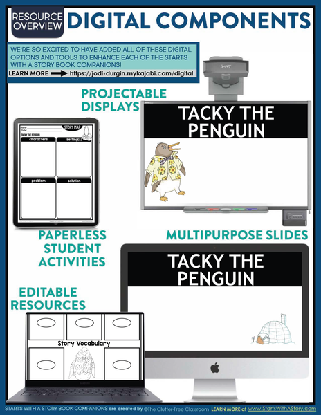 TACKY THE PENGUIN activities and lesson plan ideas