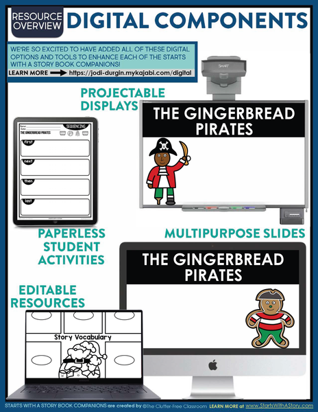 THE GINGERBREAD PIRATES activities and lesson plan ideas