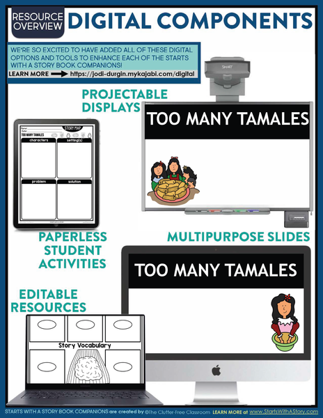 TOO MANY TAMALES activities and lesson plan ideas
