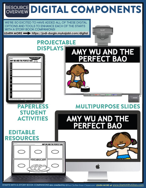 AMY WU AND THE PERFECT BAO activities and lesson plan ideas