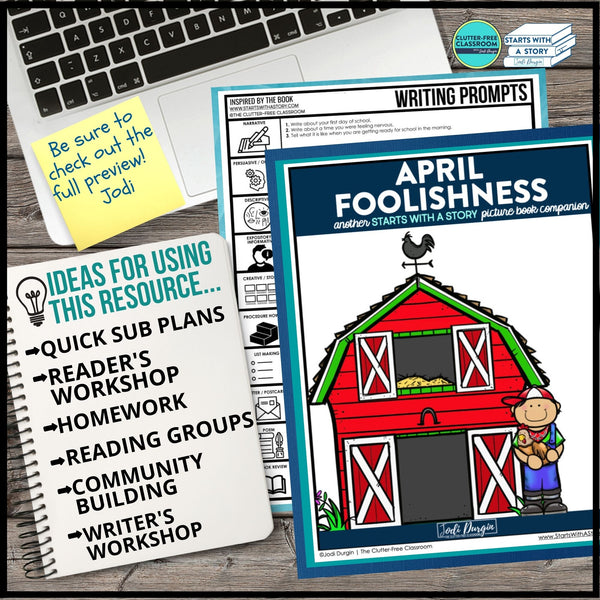 APRIL FOOLISHNESS activities and lesson plan ideas