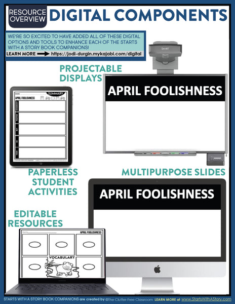 APRIL FOOLISHNESS activities and lesson plan ideas