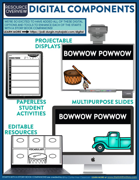 BOWWOW POWWOW activities and lesson plan ideas