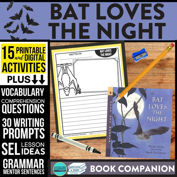 BAT LOVES THE NIGHT activities and lesson plan ideas