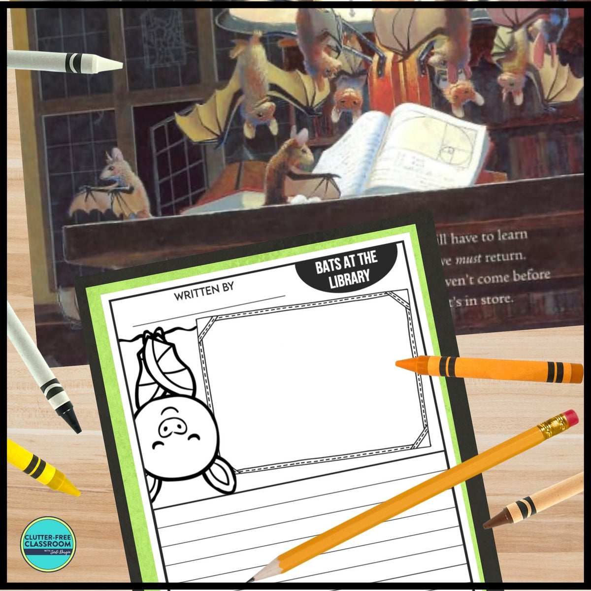 BATS AT THE LIBRARY activities and lesson plan ideas – Clutter Free ...