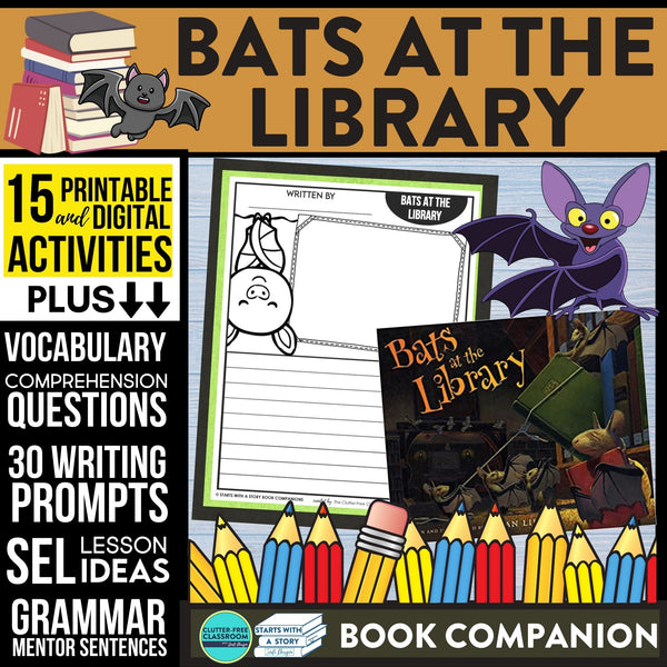 BATS AT THE LIBRARY activities and lesson plan ideas