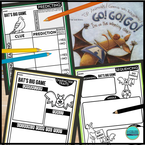 BATS BIG GAME activities and lesson plan ideas