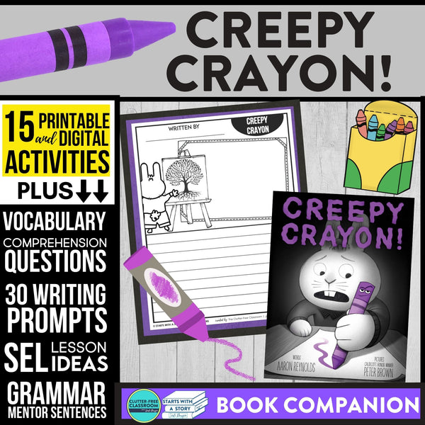 CREEPY CRAYON activities and lesson plan ideas