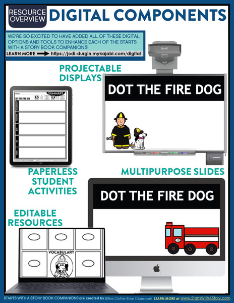 DOT THE FIRE DOG activities and lesson plan ideas