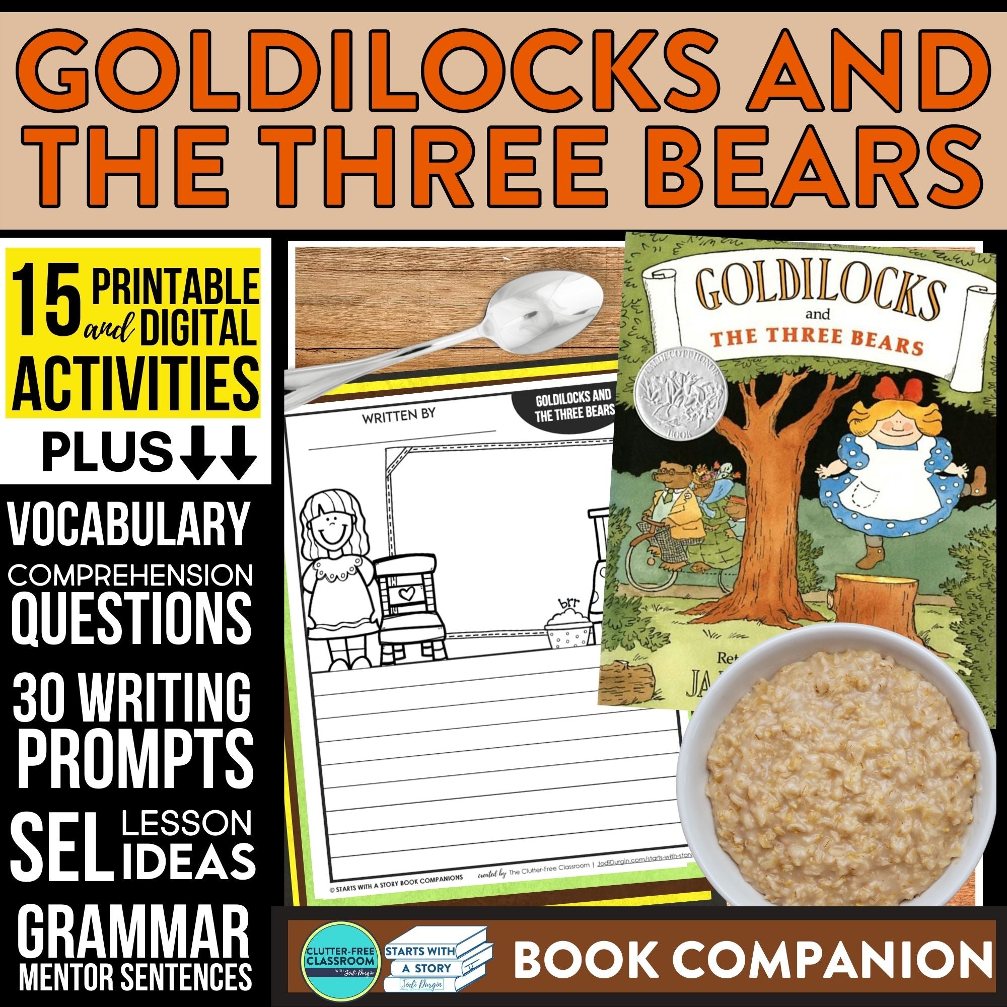 GOLDILOCKS AND THE THREE BEARS activities and lesson plan ideas