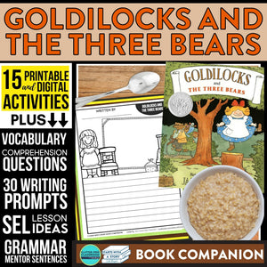 GOLDILOCKS AND THE THREE BEARS activities and lesson plan ideas