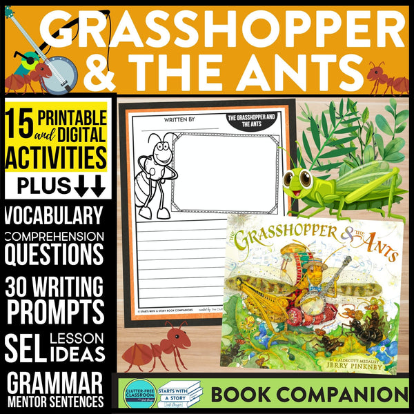 GRASSHOPPER AND THE ANT activities and lesson plan ideas