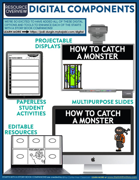HOW TO CATCH A MONSTER activities and lesson plan ideas