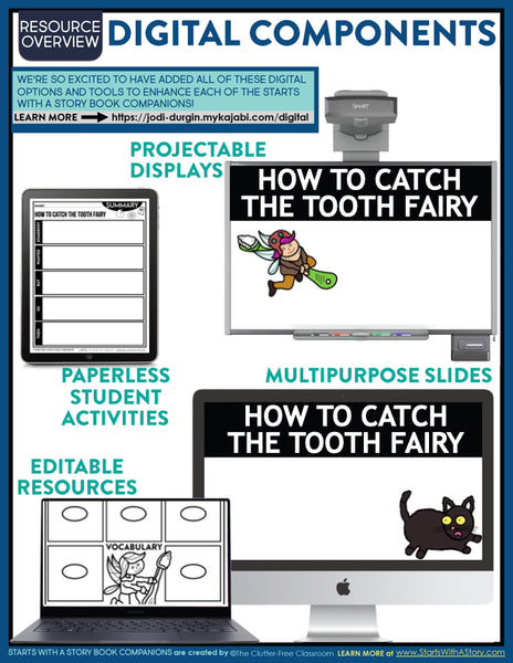 HOW TO CATCH THE TOOTH FAIRY activities and lesson plan ideas