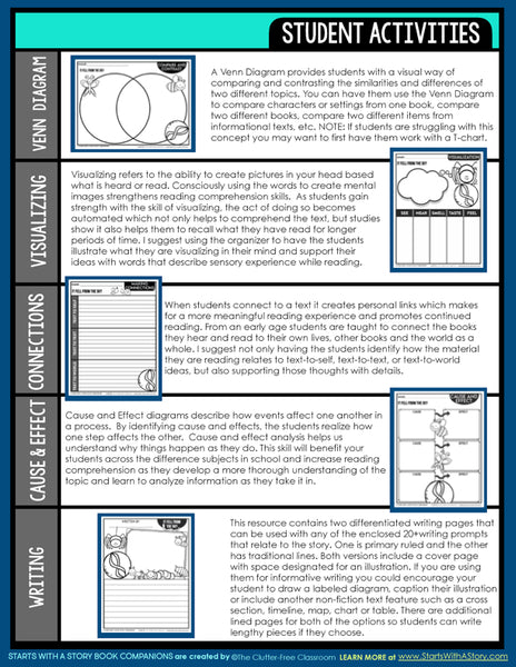 IT FELL FROM THE SKY activities and lesson plan ideas