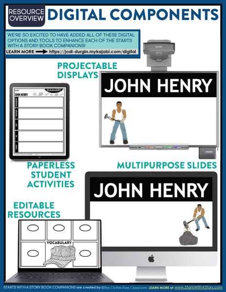 JOHN HENRY activities and lesson plan ideas