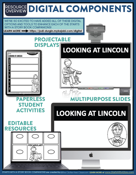 LOOKING AT LINCOLN activities and lesson plan ideas
