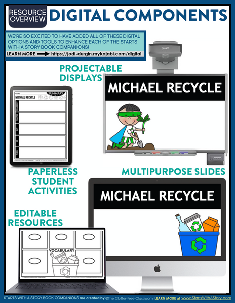MICHAEL RECYCLE activities and lesson plan ideas