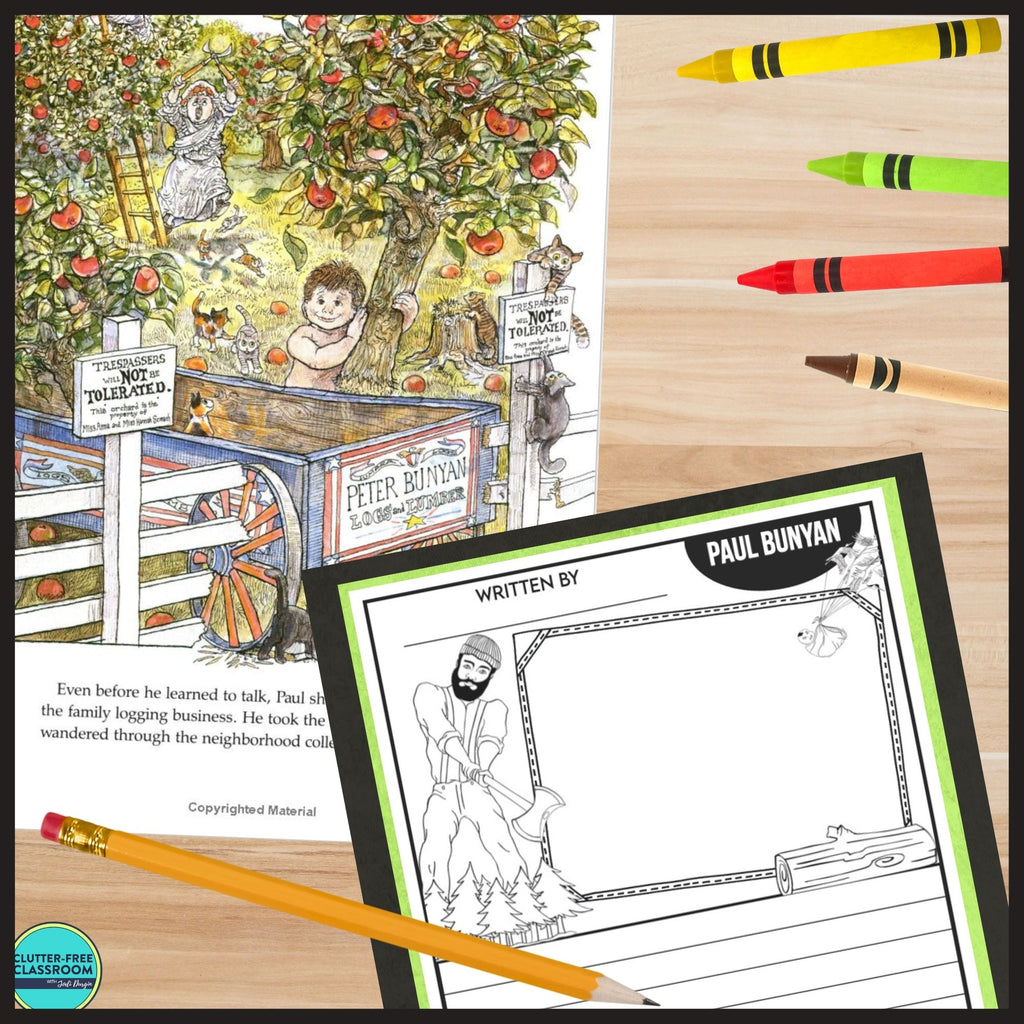 Paul Bunyan Coloring Page